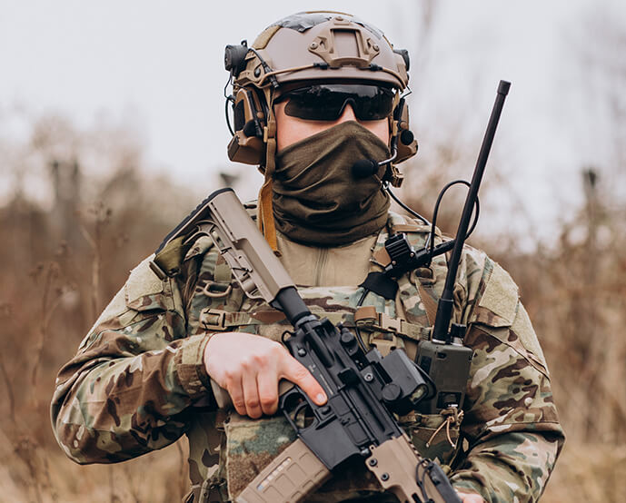 Soldier In Uniform